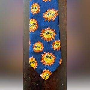 Save the children Tie Silk- Cool summer sun by Stephanie